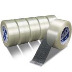 No Residual Hot Melt Adhesive Fiberglass Filament Tape For Binding Wires And