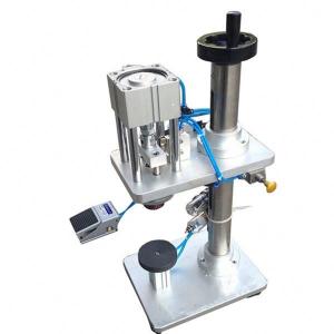 Wholesale Pneumatic Automatic Perfume Bottle Crimping Machine For Metal Cap Press from china suppliers