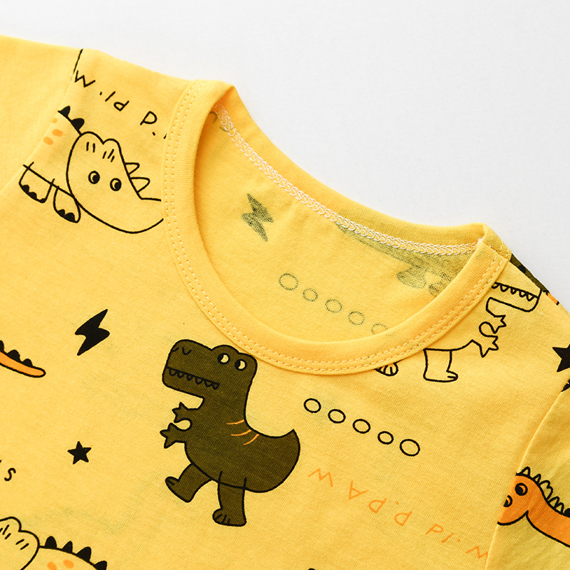 Children'S Outfit Sets Cotton Children Boutique Printing Sets Kids Pure Cotton Suit