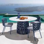 NO Folded Outdoor Patio Furniture Restaurant Garden Sets with Dining Garden