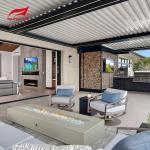 Motorized Waterproof Outdoor Garden Pergola 10" X 12" With Downpipe Size And RGB