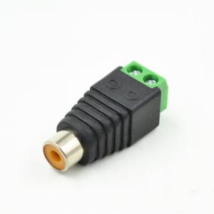 Wholesale UTP Cat5 Cat6 Cable Audio Video AV Female RCA to Screw Terminal Blocks from china suppliers