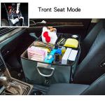 Grey Color Minivan / Car Trunk Organizer Bag Auto Trunk Storage With Straps
