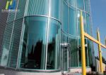 ROHS ISO9001 Tempered Curved Hot Bending Glass For Revolving Doors