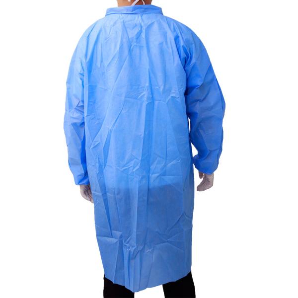Hot Selling Disposable Lab Coats for Kids Non woven PP disposable Visitor Coat