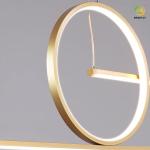 Restaurant Modern Dining Table Long Bar Small Bar Led Line Chandelier