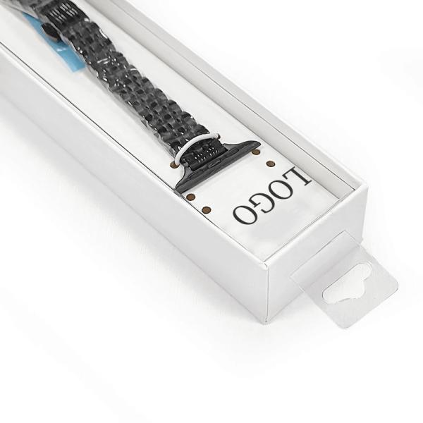 Customized Logo Luxury Watch Strap Cardboard Packaging Box Long Watch Box