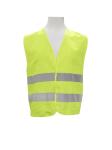 100% Polyester 180GSM Lattice High Visibility Workwear Fluorescent Safety Vest