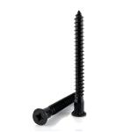 Wood Furniture Confirmat Screws DIN Standard Black Phosphate Oxide Steel