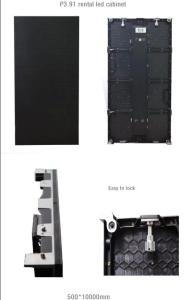 Wholesale P3.91 Indoor Rental LED Display , Indoor Full Color Led Display 14-16 Bit Grey Scale from china suppliers