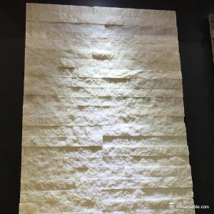 Wholesale Natural Stone Marble Mini Stone Panels , Thin Stone Veneer Panels No Toxicity from china suppliers