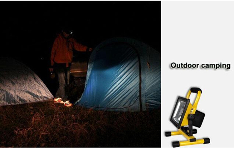 Portable & Rechargeable led Flood Light Recharge 5hours Working 10W Led Rechargeable Floodlight