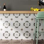Wear-Resistant Gray Floor And Wall Floret Ceramic Rustic Tile 200x200mm And No
