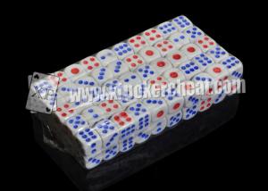Wholesale 14mm Transparent Plastic Casino Magic Dice Set With Medicine Inside from china suppliers