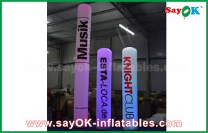 Wholesale Led Lighting Outdoor Inflatable Decorations Pillar For Event / Party / Wedding from china suppliers