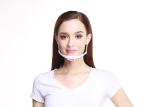 Super Light Hygienic Face Shield That Only Covers Mouth And Nose On Chin