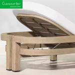 Modern Outdoor Furniture Teak Swimming Pool Sunbed Patio Beach Furniture Lounge