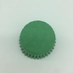 Non Stick Paper Cupcake Liners Round Shape Green Cupcake Holders Food Grade
