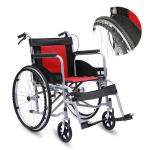 Manual Lightweight Wheelchair , 15kg Fold And Travel Electric Wheelchair