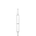 Pharmaceutical Empty Borosilicate Glass Ampoule For Injection YBB ISO Standard