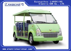 Wholesale Capacious 11 Seats Green Electric Shuttle Car Resort Vehicles High Performance from china suppliers