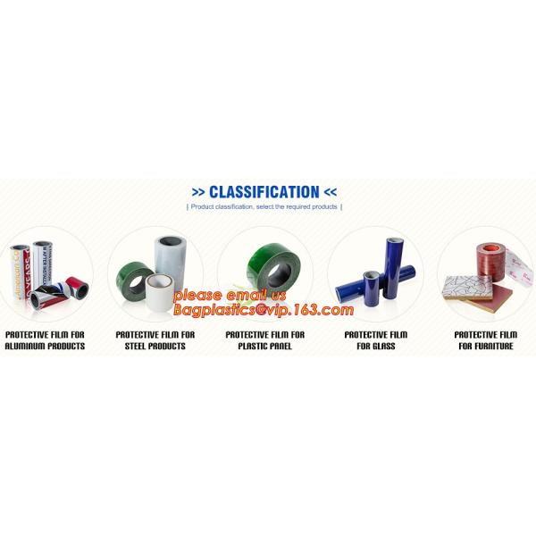 Soft PE Protective Film for Stainless Steel Panel Packaging,Self Adhesive Protective Film for Plastic Profile bagplastic