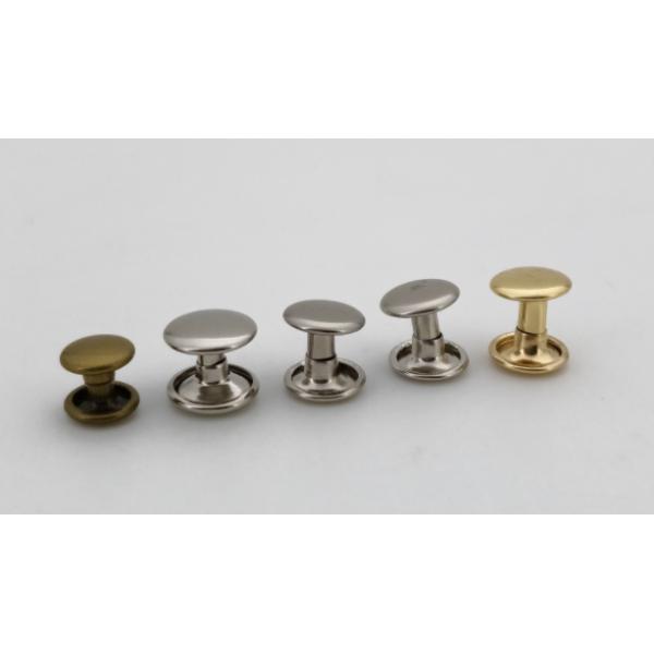 Round Hardware Rivet Silver / Gold Metal Fasteners Hardware Stationery
