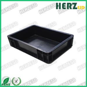 Wholesale Black Color Anti Static Storage Boxes Surface Resistance 103-109 Ohms from china suppliers