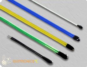 Wholesale Silver Plated Telfon Insulated Epoxy Coated Thermistors For Car Seat Heating Rearview Mirror and Steering Wheel Heating from china suppliers