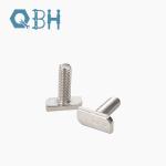 DIN Cross Connector Stainless Steel For Bottom Fixings