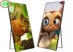 P1.86 RGB Color LED Floor Standing Poster Display For Supermarkets, Hotels And