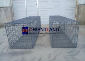Wholesale Rock Wall Welded Mesh Gabions , Wire Steel Mesh Wire Baskets Retaining Wall from china suppliers