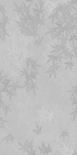 Thickness 9mm 6 x 12 ceramic wall tile For Interior Light Gray Bamboo Leaf