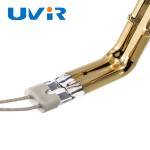 45-480v Customized Heat Lamp Tube Gold Coating Infrared Element