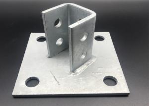 Wholesale Zinc Plated C Channel Fittings Post Base Brackets from china suppliers