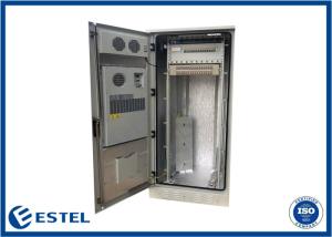 Wholesale IP55 Galvanized Steel 39U Outdoor Telecom Cabinet Single Wall 1.2mm Thickness from china suppliers