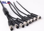 Wire To Wire Waterproof 5Pin Plug Male And Female DC Connector