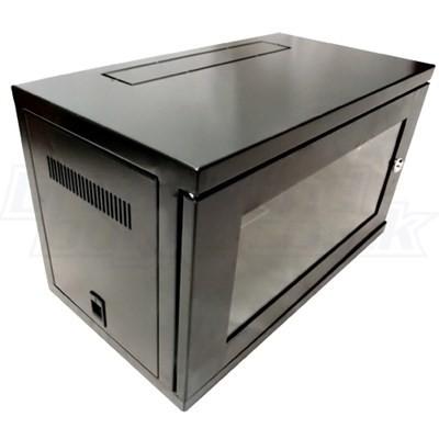 Wall Mounted Data Center Server Rack , Telcom 6u Network Cabinet Easy Installati