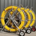 Pultrusion Pultruded Duct Rodder Pusher for Underground / Fiberglass Cable