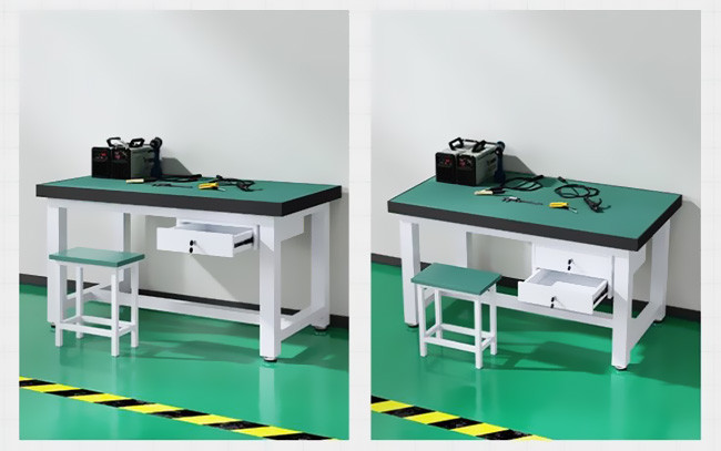 Ergonomic ESD Workbench For Extended Work Sessions Comfort