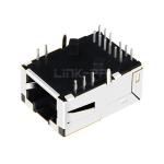 LPJK7436A98NL 1000 Base-T Low-Profile cat6 rj45 connector Tab Up Orange&Green