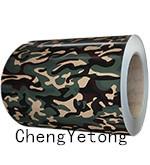 Wholesale PVDF Camouflage Color Prepainted Galvalume Steel Coil Organic Coating Thickness 20-45μM from china suppliers