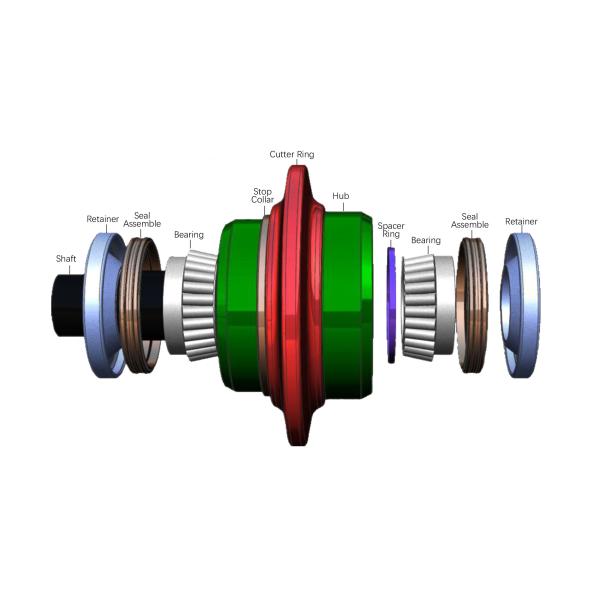 Shield Driving TBM Single Disc Cutter For Crushing Hard Rock