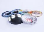 95 x 30 MM Printed Tin Boxes CMYK Offset Printing Outside , YT1014 Round Metal