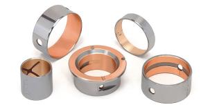 Wholesale CuPb10Sn10 Bimetal Bushing , Flanged Bimetal Steel Bearings By Size from china suppliers