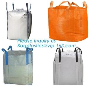 Wholesale U-type competitive price 100% PP breathable bulk big woven fibc bags mesh jumbo bag for firewood potato, BAGPLASTICS from china suppliers