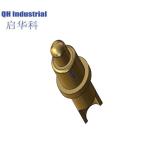 Factory price customized accessories brass gold plated female male spring loaded