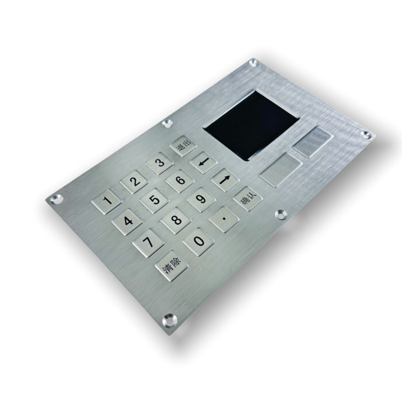IP65/IK07 Waterproof/Dustproof Industrial Stainless steel Keypad integrate with TouchPad USB interface Front Panel Mounted