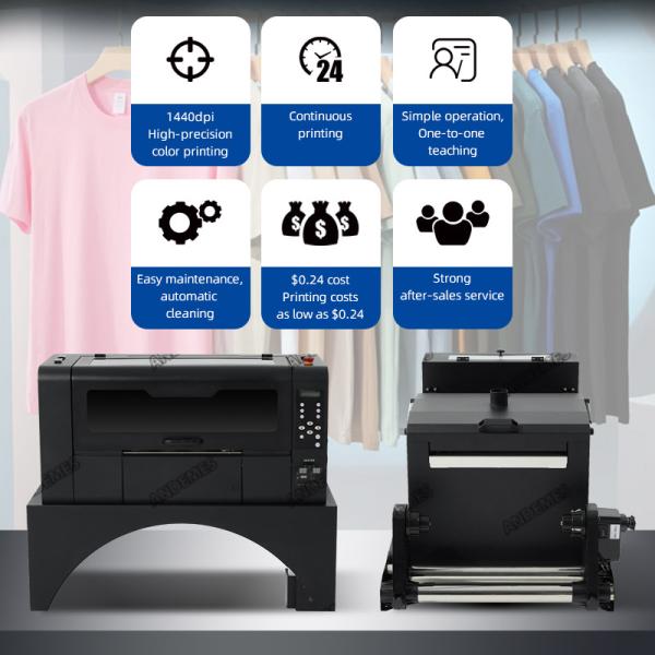 17INCH Direct To Film Transfers Printer Machine 42CM Transfer T Shirt Printing