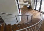 Solid Rod Bar Stainless Steel Railing Hollow Tube Round / Square Shape Post